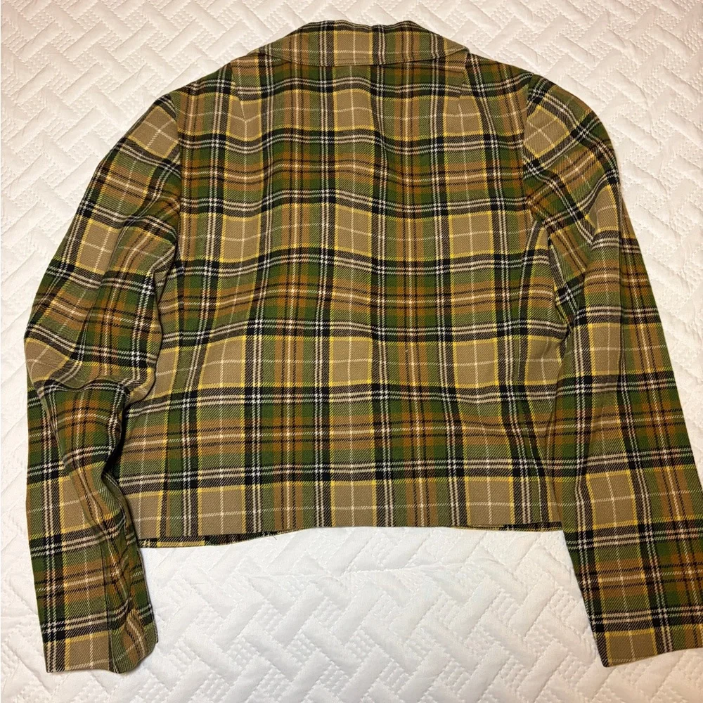 Pendleton | Vintage Wool Plaid Jacket in Green and Yellow - Picture 2 of 3